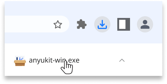 Open the .exe file